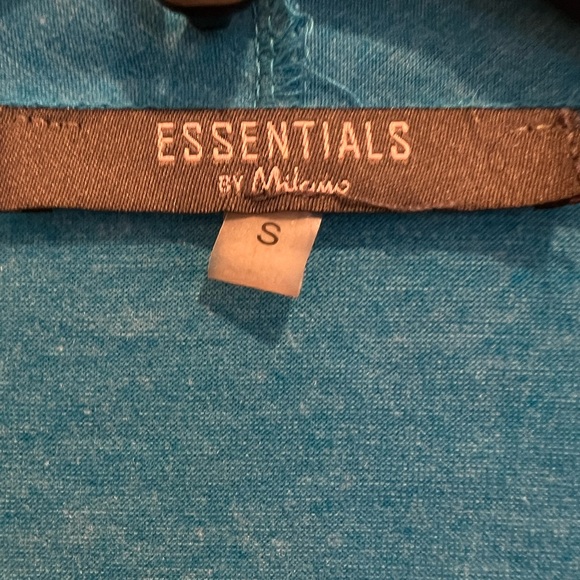 Essentials by Milano Draped Open Front Cardigan - Picture 3 of 4